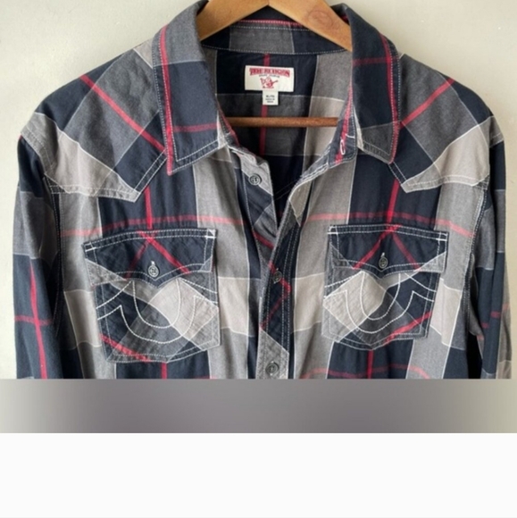 True religion western star mens XL Cowboy Dress shirt - Picture 4 of 8